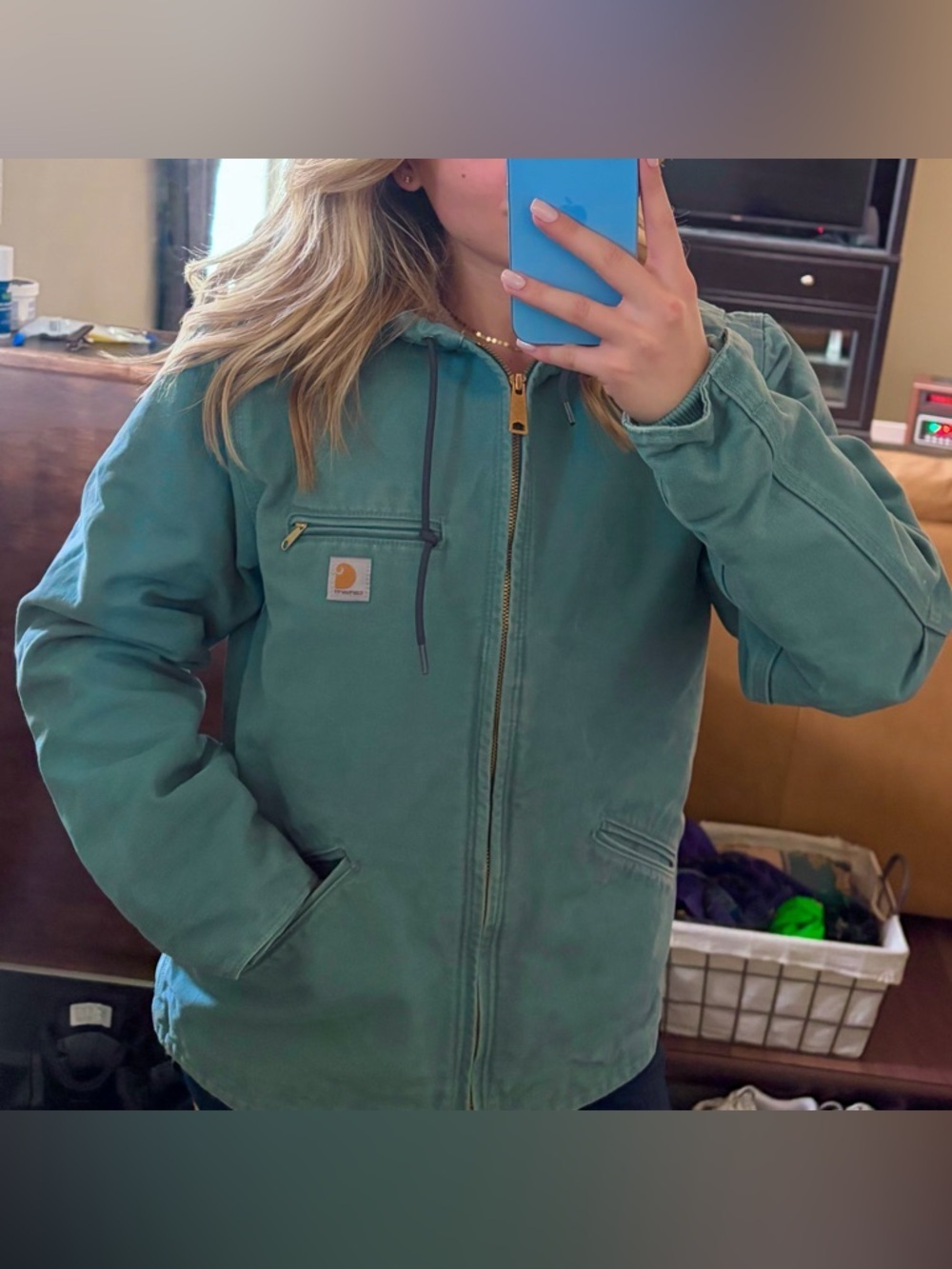 Rare Carhartt Teal Jacket